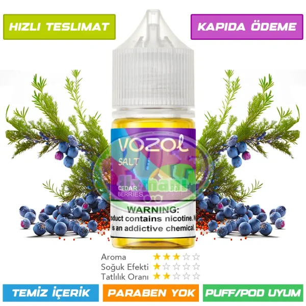 Vozol Likit Sedir Meyvesi Aromalı 30ml