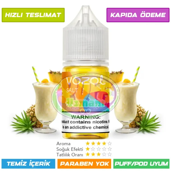 Vozol Likit Pina Colada Salt 30ml