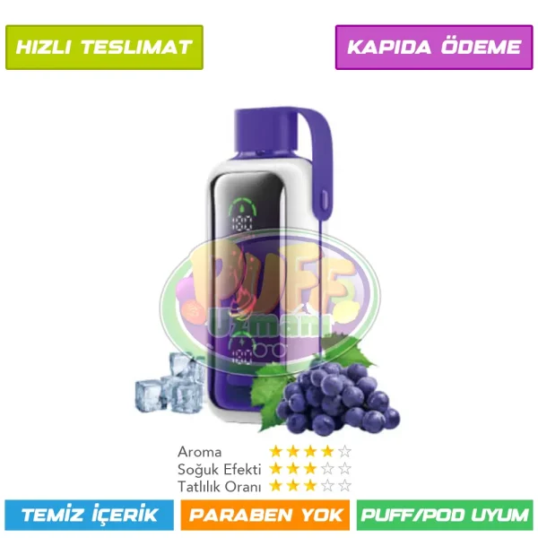 Vozol Star 20000 Puff Grape ice