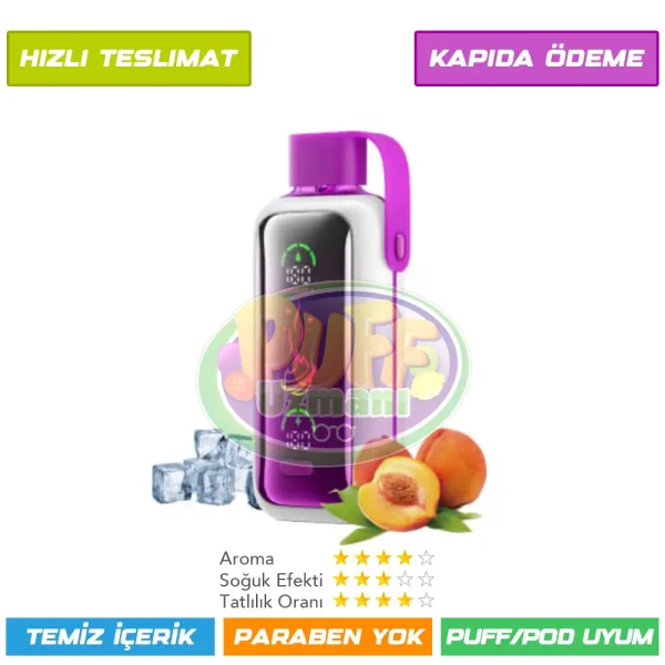 Vozol Star 20000 Puff Juicy Peach ice