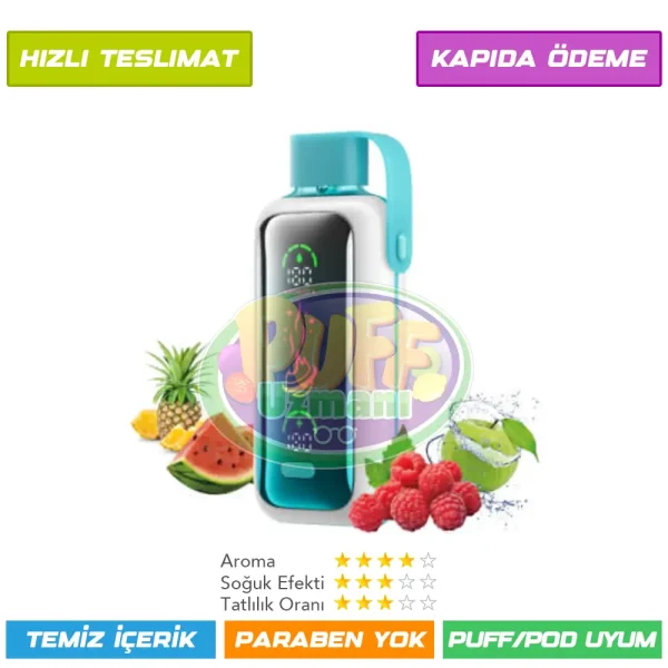 Vozol Star 20000 Puff Raspberry Apple Watermelon Pineapple