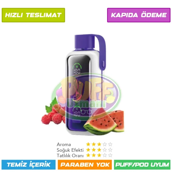 Vozol Star 20000 Puff Raspberry Watermelon